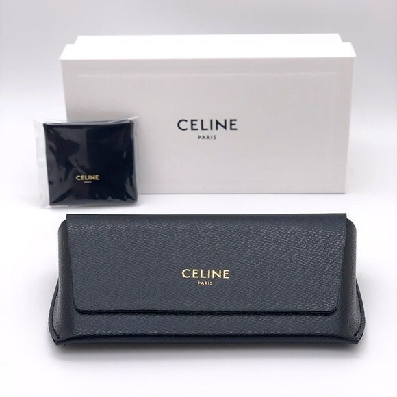 NEW CELINE CL50011F 054 Red Havana Square Women Eyeglasses - Picture 7 of 11